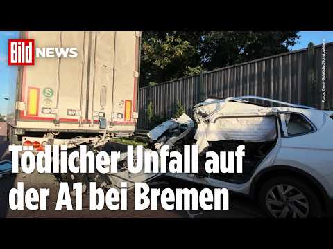 FÜNFTES OPFER AUF DER A1: Dauerbaustelle bei Bremen wird zur tödlichen Unfallstrecke