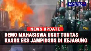 Demo Mahasiswa di Depan Kejagung Diwarnai Kericuhan, Massa Desak Usut Tuntas Kasus Eks Jampidsus!