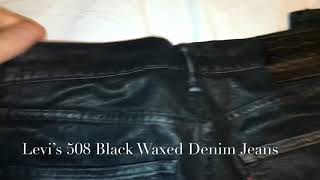 levis waxed jeans