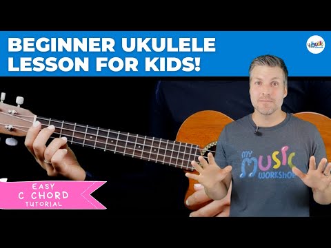 Beginner Ukulele Lesson for Kids  Easy C Chord Tutorial