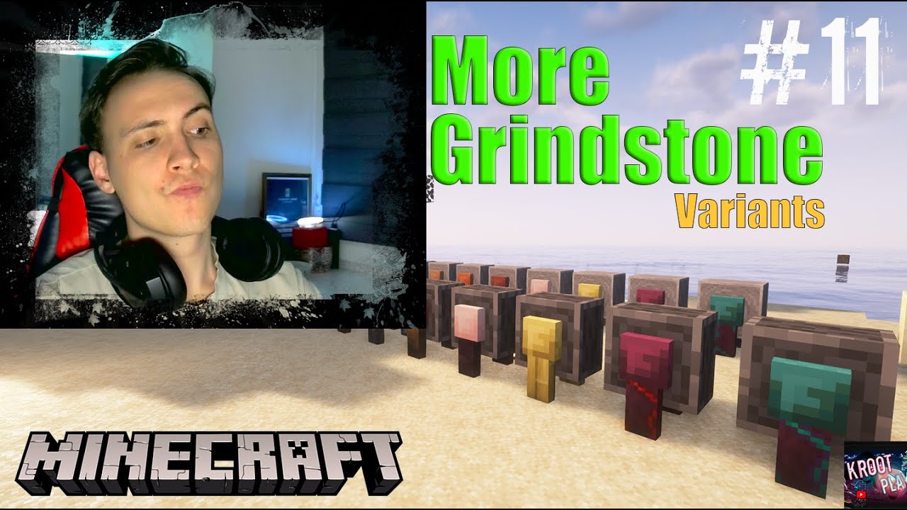 ч.11 More Grindstone Variants Обзор мода для Minecraft - YouTube