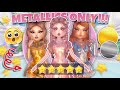 ONLY Wearing *METALLICS* In Dress To Impress NO MATTER The Theme!! (Roblox)