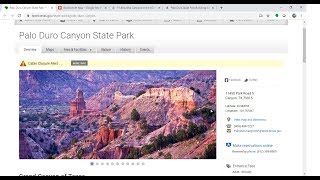 2nd largest canyon in US - Palo Duro Canyon State Park in TX & Palo Duro Riding Stables