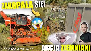 AKCJA ZIEMNIAKI! 😍 POWÓDŹ NA POLU 😱 JANINA SIĘ ZAKOPAŁA.....