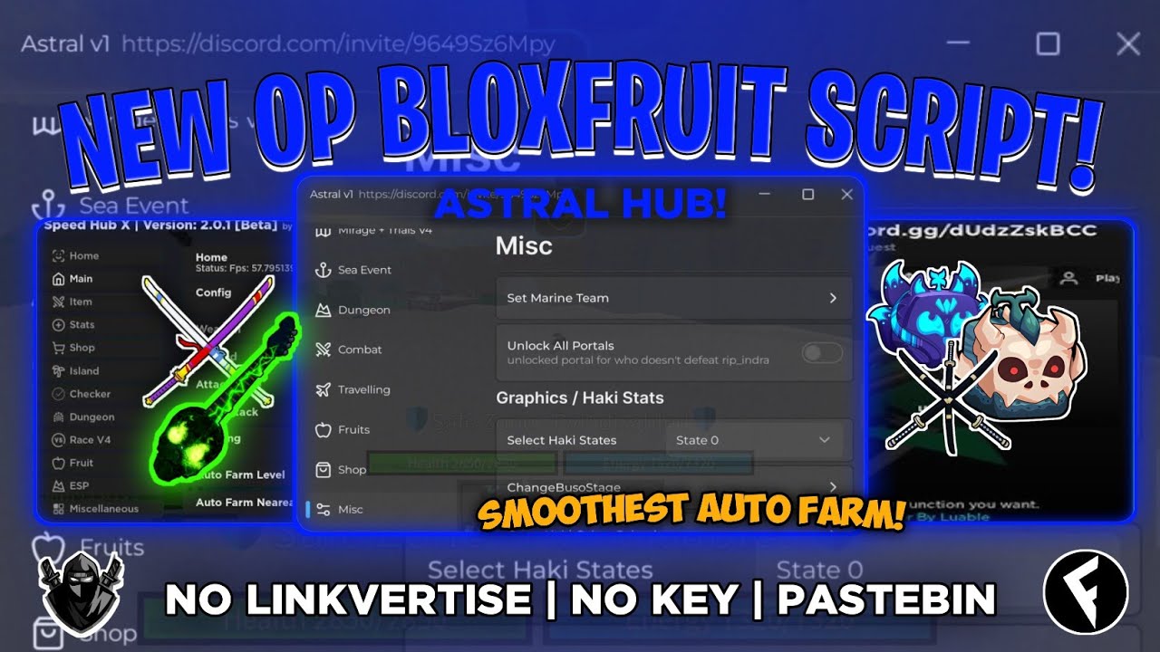 [NEW] Blox Fruits Script/Hack Astral Hub! V1 | Auto Farm | Auto Raid ...