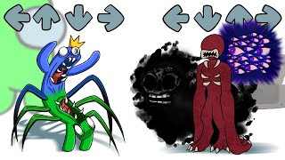 Rainbow Friends Vs Doors Mini Crewmate Vs Doors Characters Among Us Vs Rainbow Friends