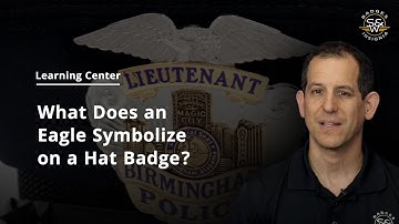 What Does an Eagle Symbolize on a Hat Badge?