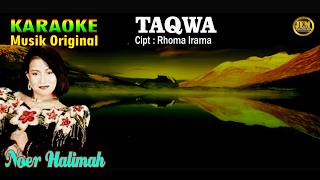 KARAOKE II TAQWA II NOER HALIMAH #karaoke #dangdut #original