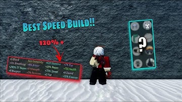 THE BEST SPEED BUILD IN UPDATE 1.5 │ Project Slayers