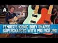 Fender noventa series  iconic body shapes supercharged with p90 pickups