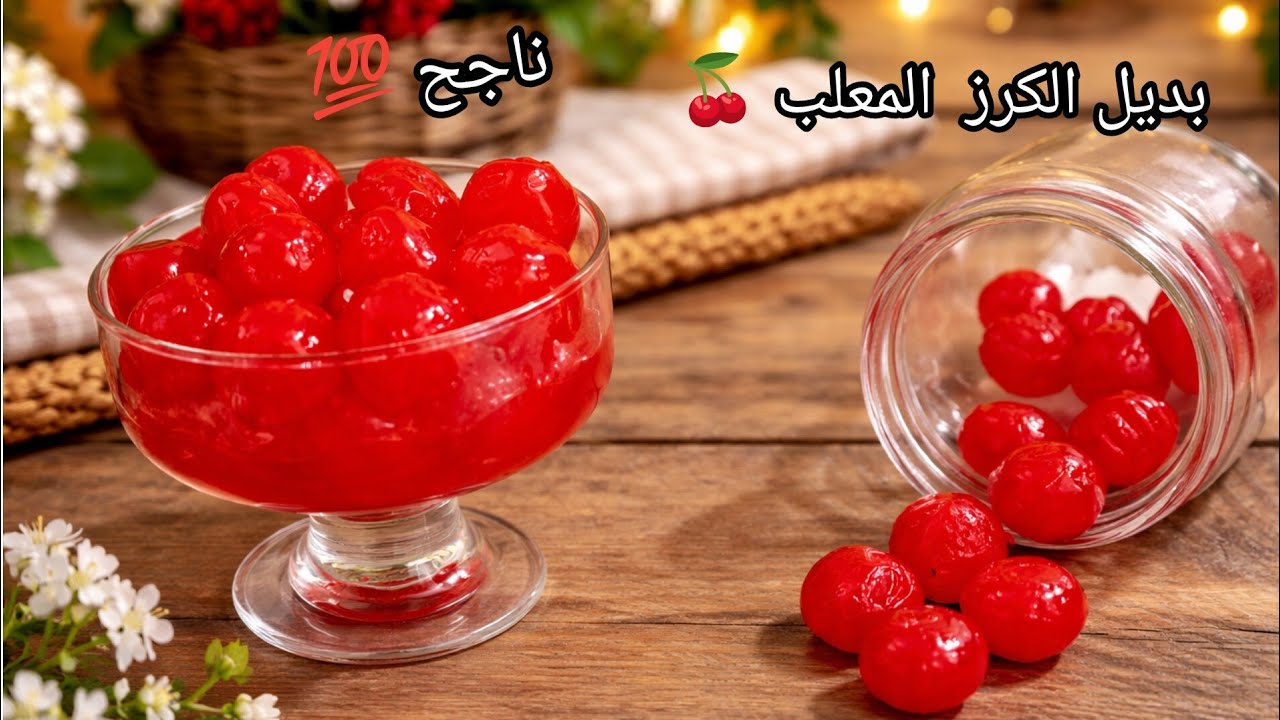 دار حالة فاليوتيوب🔥بديل الكرز المعلب🍒50 حبة بكاس ماء فقط📢أبهرتني النتيجة👌🏻💯من اليوم ماتزيديش تشريه❌