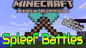 MineCraft Xbox Mini-Game: Spleef Battles w/ BigBSt4tz2 | Gratz on 100k