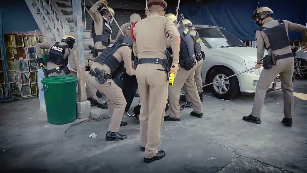 ซ้อมแผนเผชิญเหตุในพื้นที่ smart safety zone สภ.เมืองสุพรรณบุรี ประจำเดือน กุมภาพันธ์ 2565