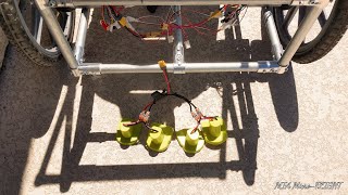 36VDC 16AH Ryobi Battery System - Electric Cycle Kart - Hoverboard Motors to 20 Wheel Barrow Wheels @MarioIArguello