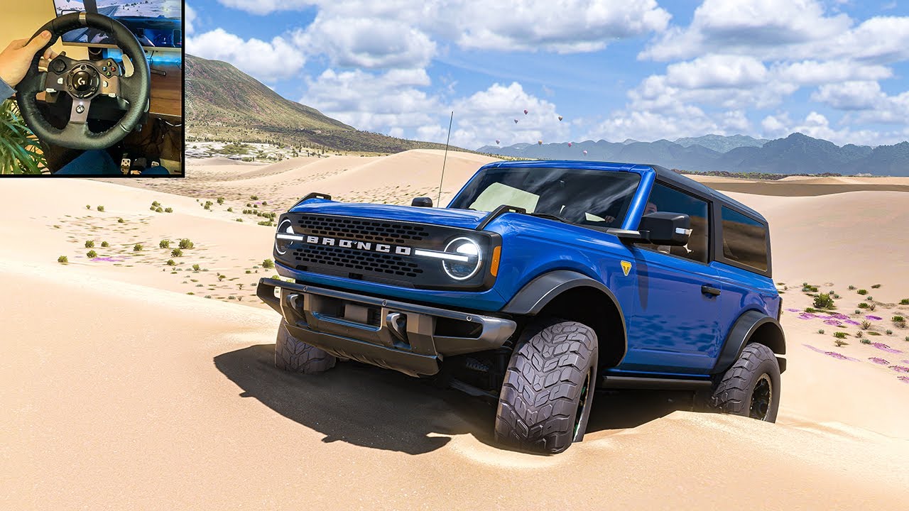 Ford Bronco 2021 |Offroading in Desert - Forza Horizon 5 | Logitech g920 gamepla