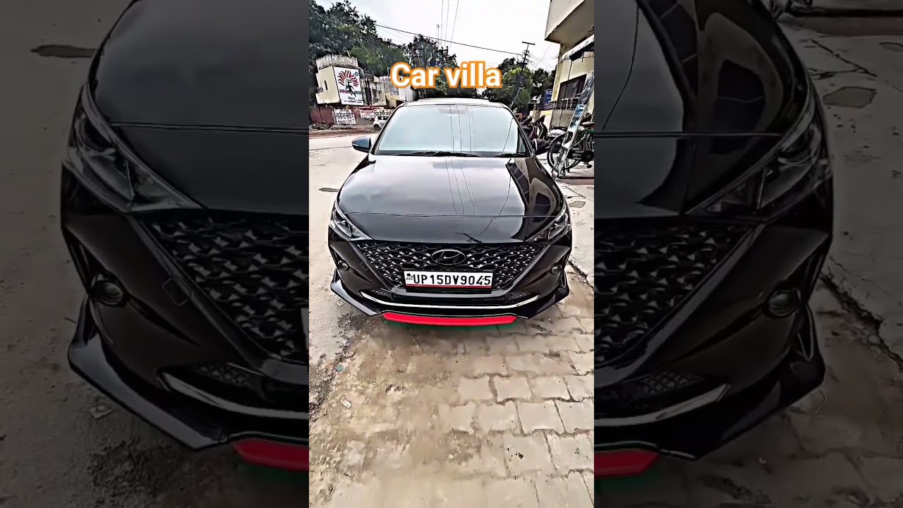 Red tongue Splitter Fitted in Hyundai Verna 2022 