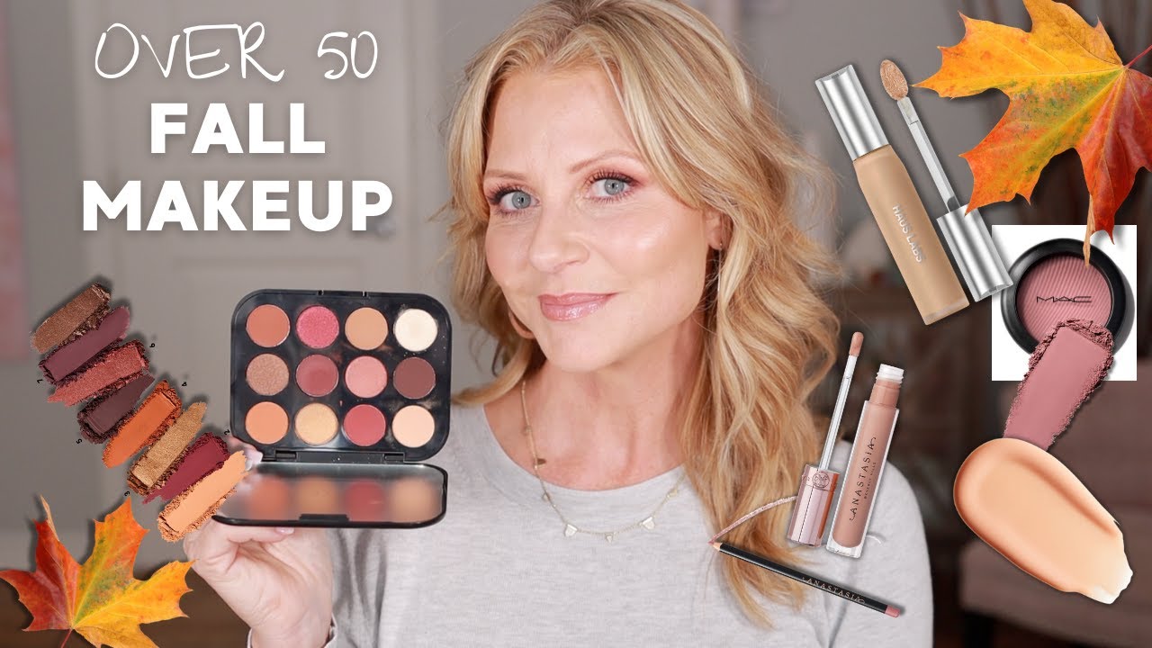 Яркий осенний макияж, OVER 50, MAC, ABH, HAUS LABS