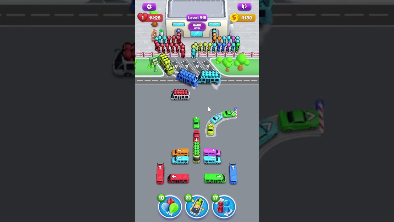 Crowd Express Boarding Puzzle Level 918 - Hard - Short 