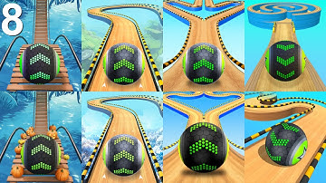 Going Balls Speedrun, Funny Fails Vs Challenge, Portal Run, Race, All Levels, Hard Levels 8