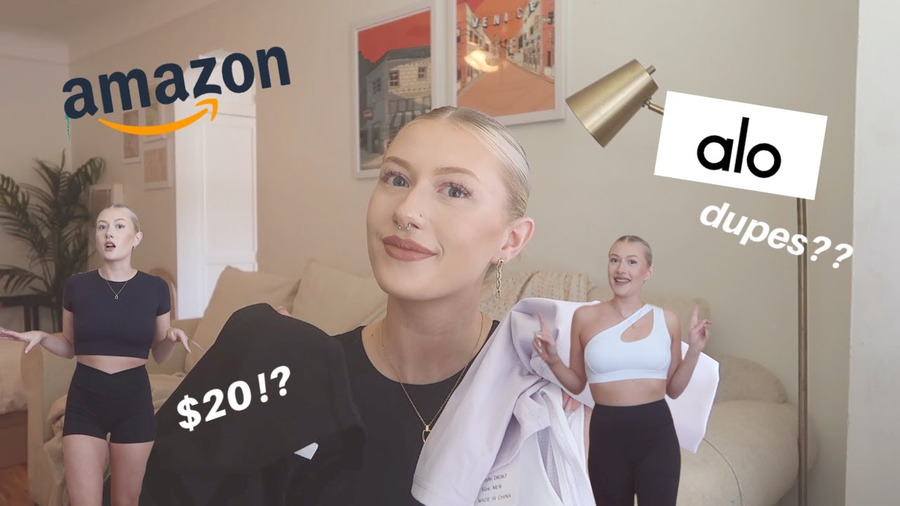 Activewear Try-on Haul- affordable Alo Yoga dupes?? 