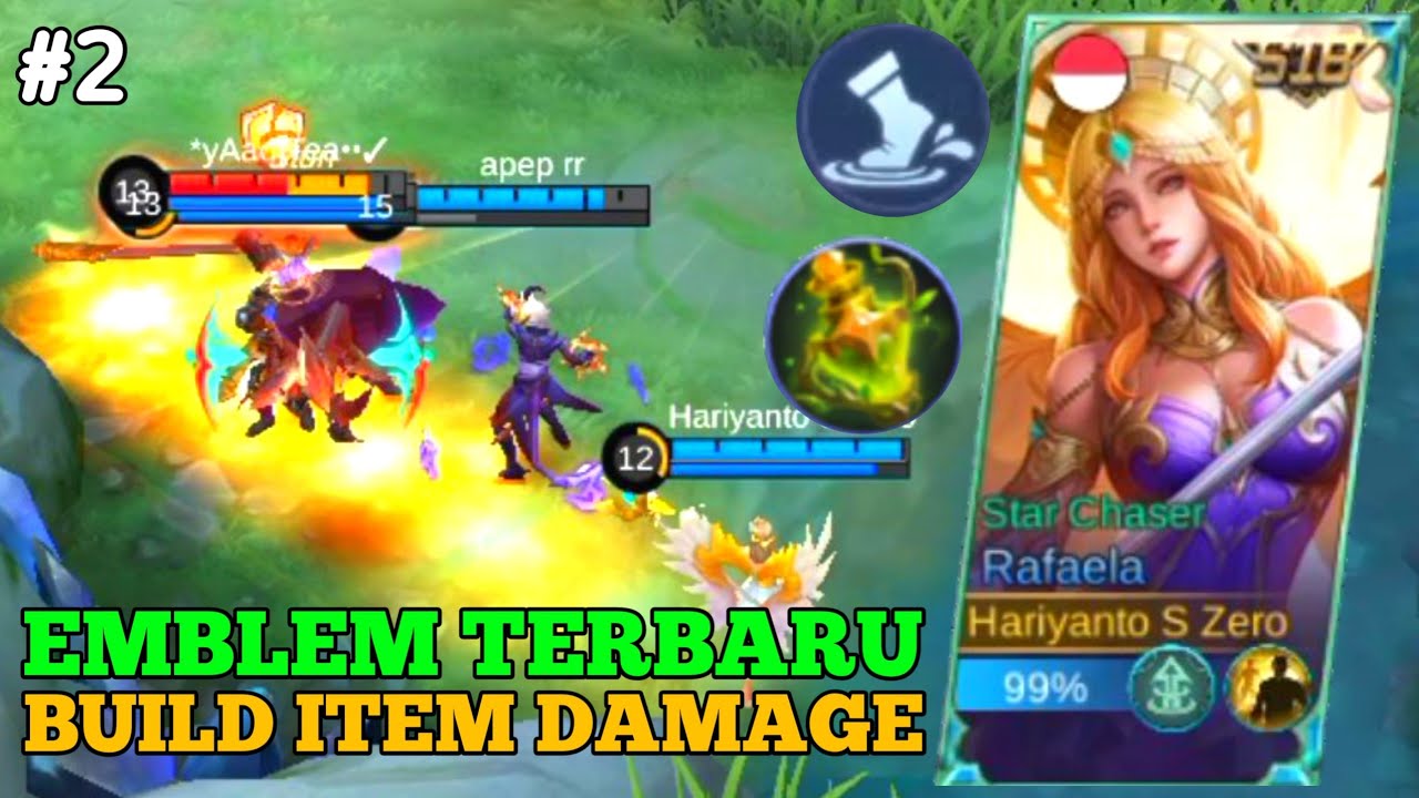 Emblem Rafaela Terbaru - Build Rafaela Damage & Item Rafaela Tersakit ...