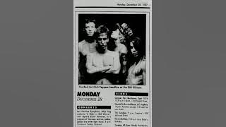 Red Hot Chili Peppers- The Old Fillmore, San Francisco Ca 12/28/87 xfer from 1st gen audio cassette