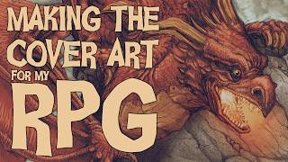 Making the cover art for my RPG (Wyrm diaries part 2)
