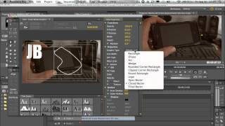 Advanced Titler & Feathering a Track Matte as a Mask using Adobe Premiere Pro CS5.5 screenshot 4