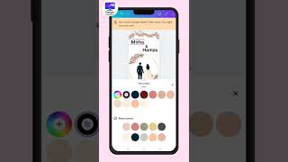 Make Animated Save The Date Video in Canva App 💫 #canvatutorial