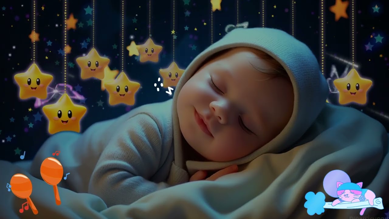 Fall Asleep Fast in 3 Minutes 🌙 Baby Sleep Music 🎵 Mozart & Brahms Lullabies for Deep Baby Sleep