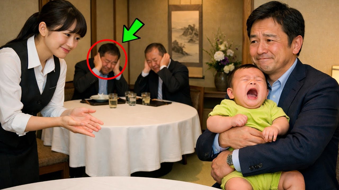 「もう限界だ...！」と、客たちが我慢の限界。財閥の赤ちゃんが泣き止まぬ中、控えめな新人ウェイトレスが予想外の一歩を踏み出した瞬間