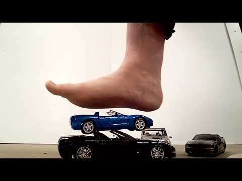 4 Cars crushed barefoot