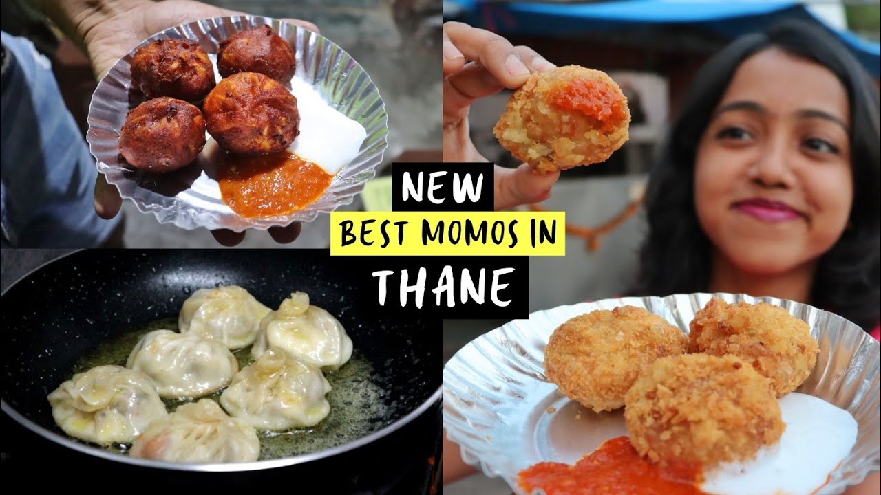 NEW BEST MOMOS IN THANE | Kurkure Momos, Tandoori Momos | Street Food | Food vlogs | Anagha Mirgal