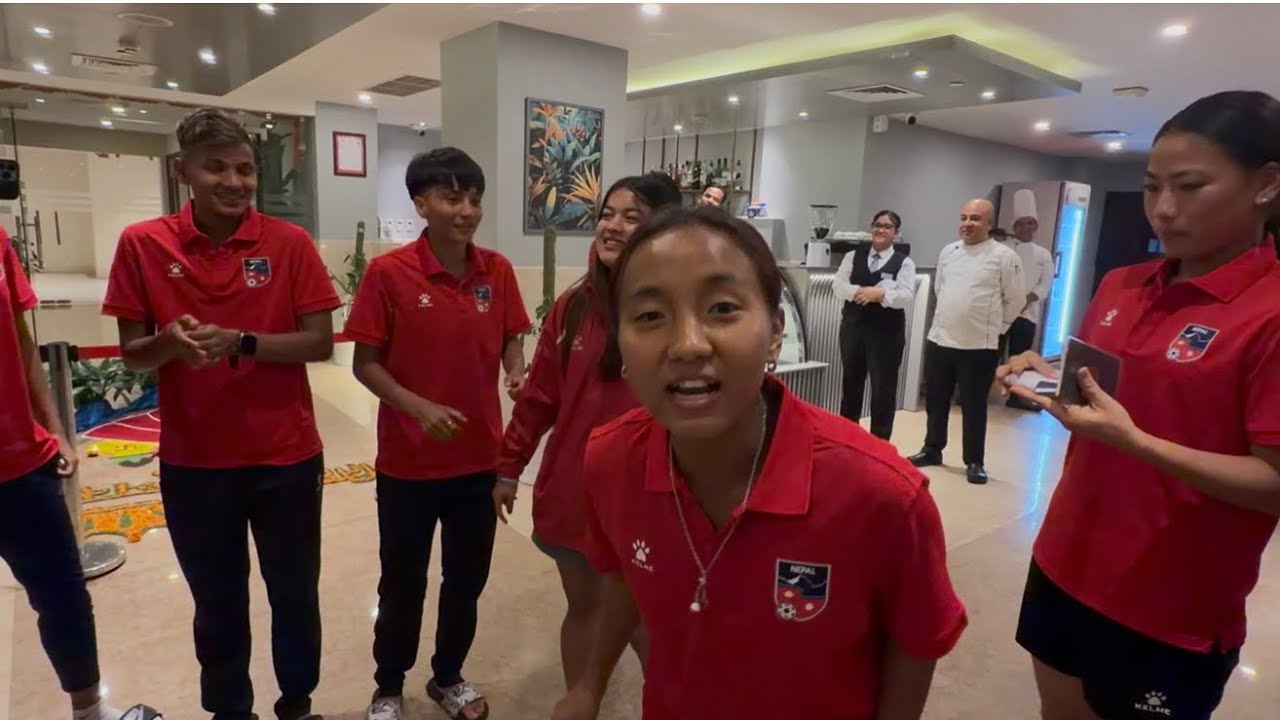 Playing deusi vaelo women’s football team 😀🥰