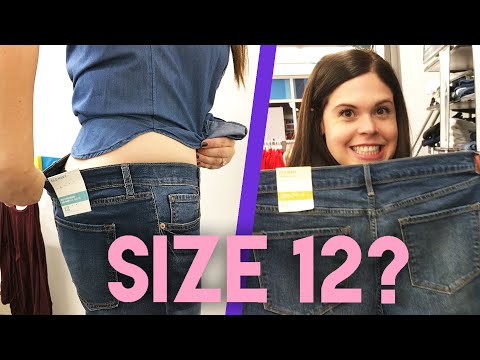 what is a 12 in jeans