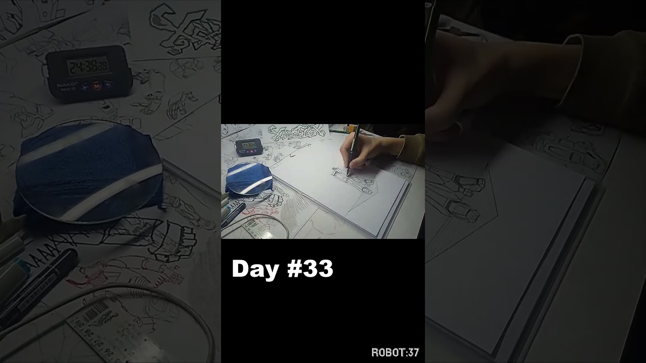 Trying to draw a robot #33