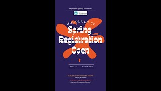 Spring Registration is Open!