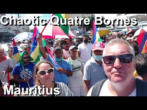 Quatre Bornes, Mauritius (Chaotic is an understatement)