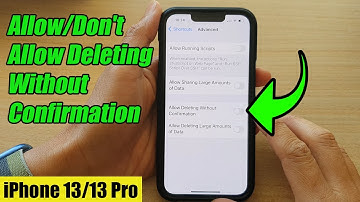 iPhone 13/13 Pro: How to Allow/Don