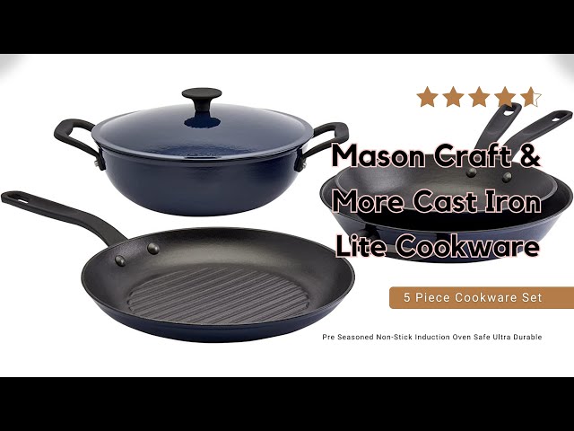 Unboxing 5-piece Lodge Cast Iron Set 