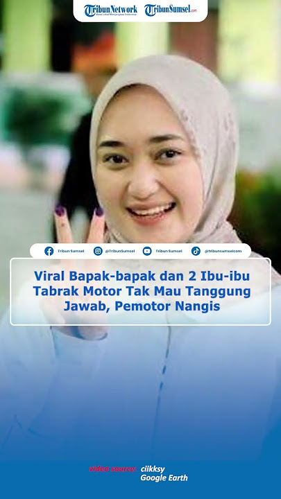Viral Bapak-bapak dan 2 Ibu-ibu Berseragam Tabrak Motor Tak Mau Tanggung Jawab, Pemotor Nangis