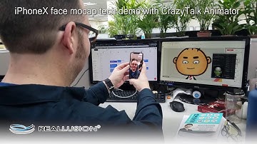 iPhone X face motion capture test with iClone LIVE FACE