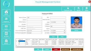 C# -  Payroll Management System(Employee Update Record, Delete Record, Search Record) part 13.