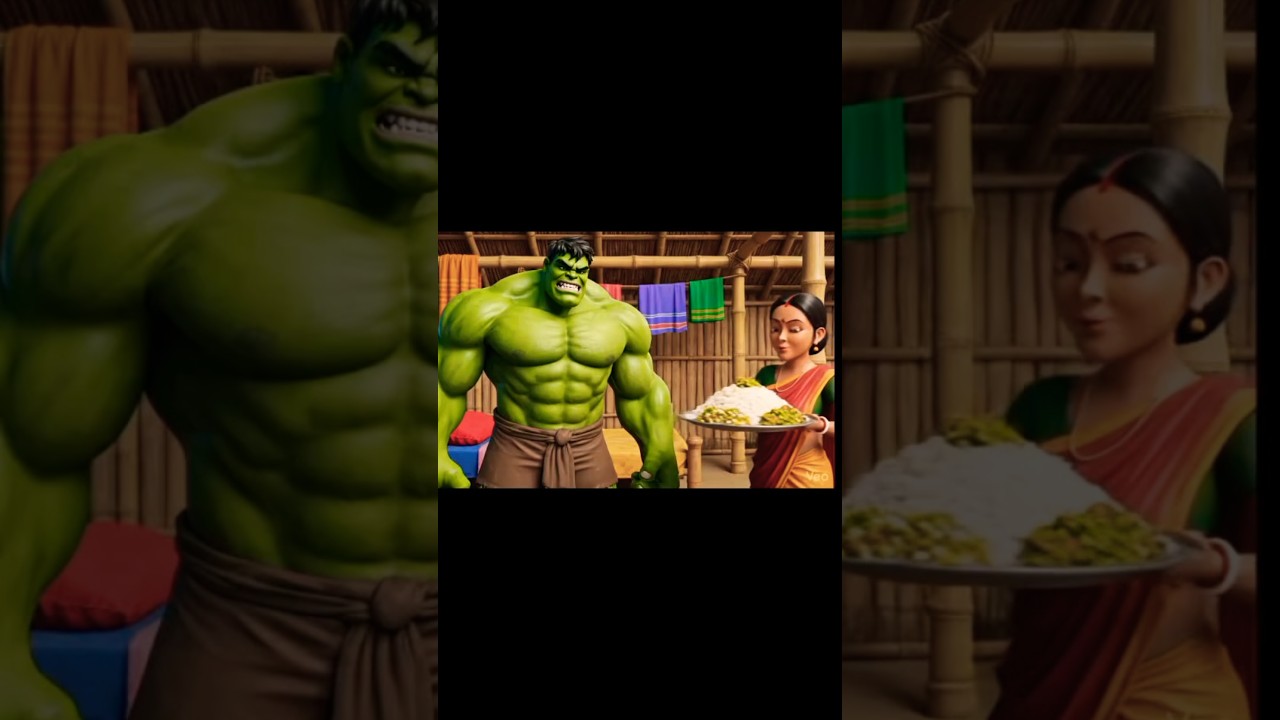 হাল্ক রাখলো বউ এর আবদার। 🥰 