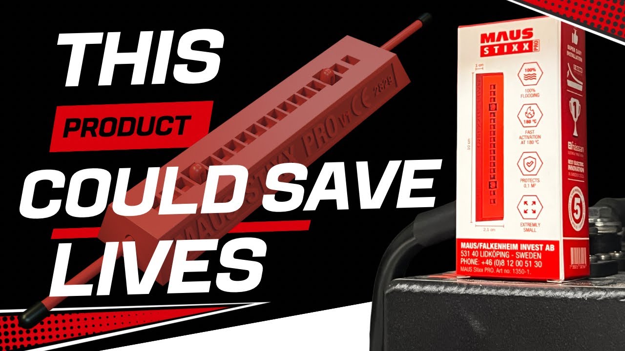 Maus Stixx Pro - Van saver and more! Innovative fire suppression device explained