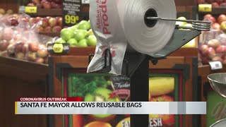 Santa Fe Mayor allows reusable bags