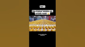 How Original Twinkies are actually made! 😳 #twinkie #twinkies #vanillacake