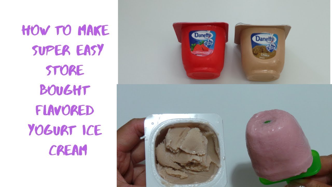 Super easy yogurt ice cream YouTube
