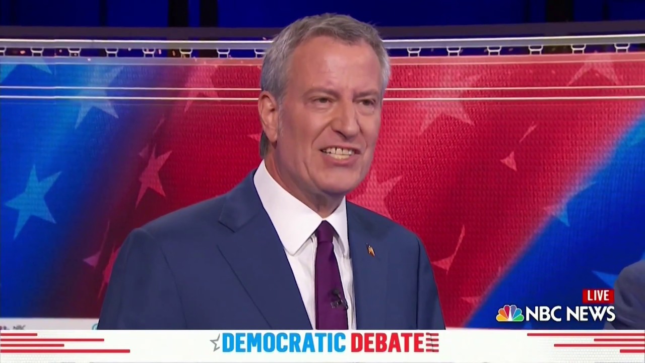 mayor de blasio children Democratic Debate: Every Candidate Names The Country's Biggest Threat | NBC New York