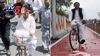 Fight over SP's "CYCLE" symbol | EC Focus on Samajwadi Party Crisis | TV5 News screenshot 5